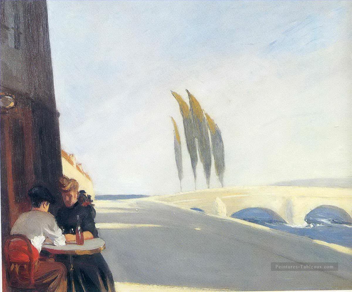 bistro Edward Hopper Peintures à l'huile